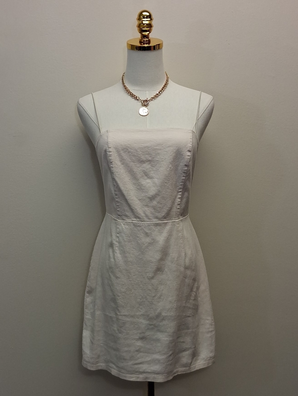 Urban Outfitters Blush Pink Square Neck Mini Dress Size 6